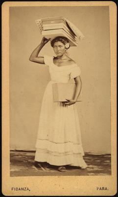 Retrato - mulher negra não identificada