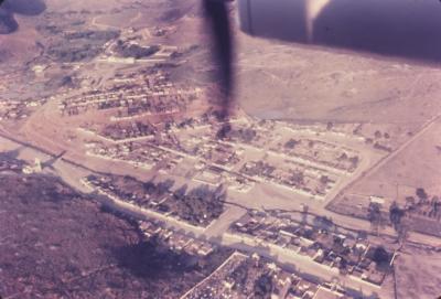 Vista aérea de uma localidade na região do nordeste brasileiro