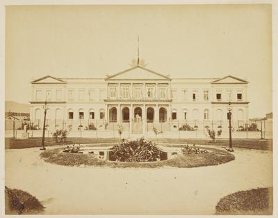 Casa da Moeda, atual Arquivo Nacional; a partir do Campo de Santana