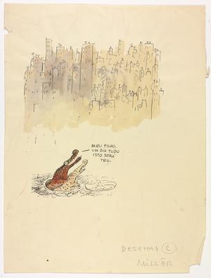 Millôr e os jacarés dos boeiros de Nova York.