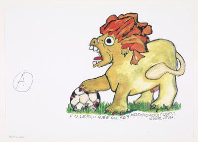 E o leão, o que é que está fazendo aqui? Quem viver, verá.