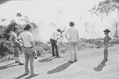 Filmagens de "Iracema: uma transa amazônica", com direção de Jorge Bodanzky e Orlando Senna