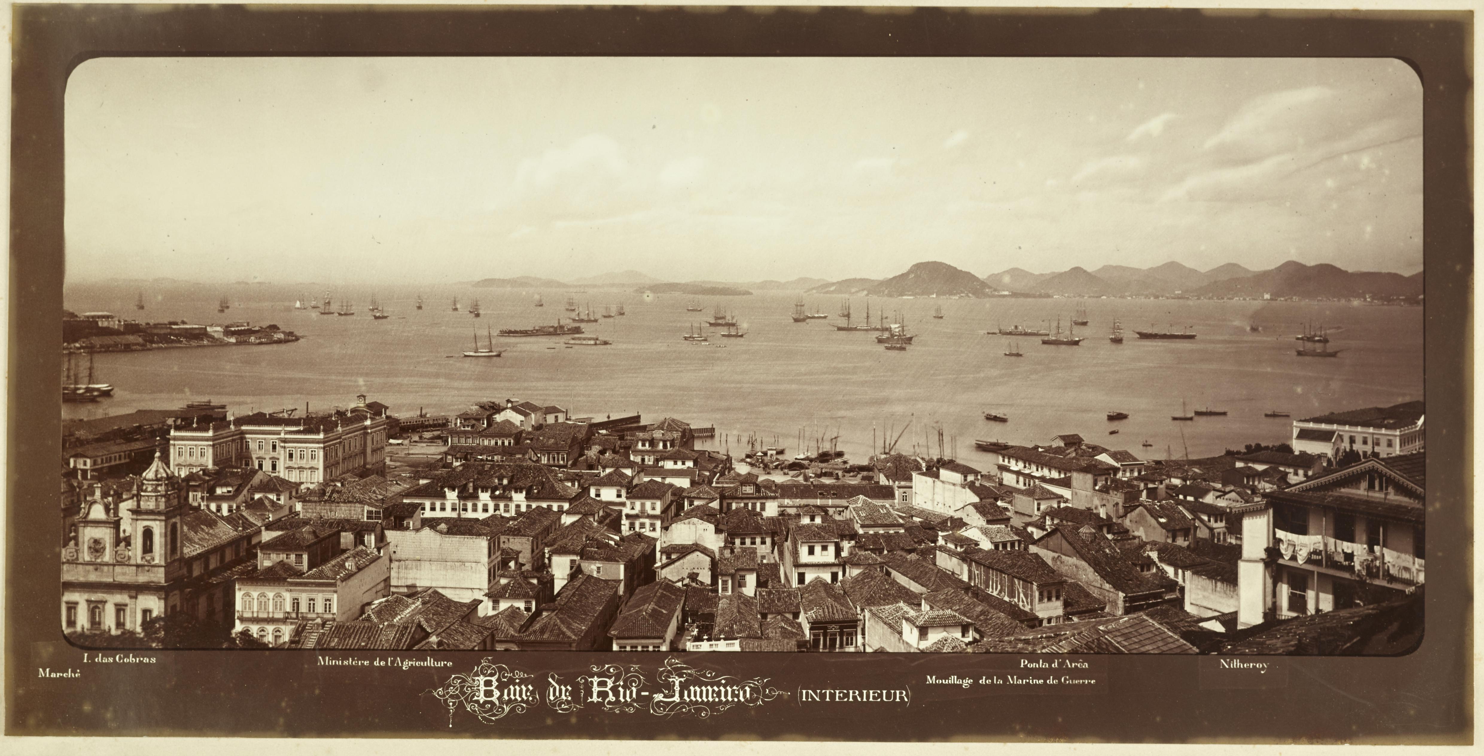 Panorama de parte zona portuária do centro Rio de Janeiro