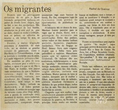 Os migrantes