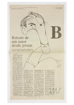 Retrato de um autor desde jovem