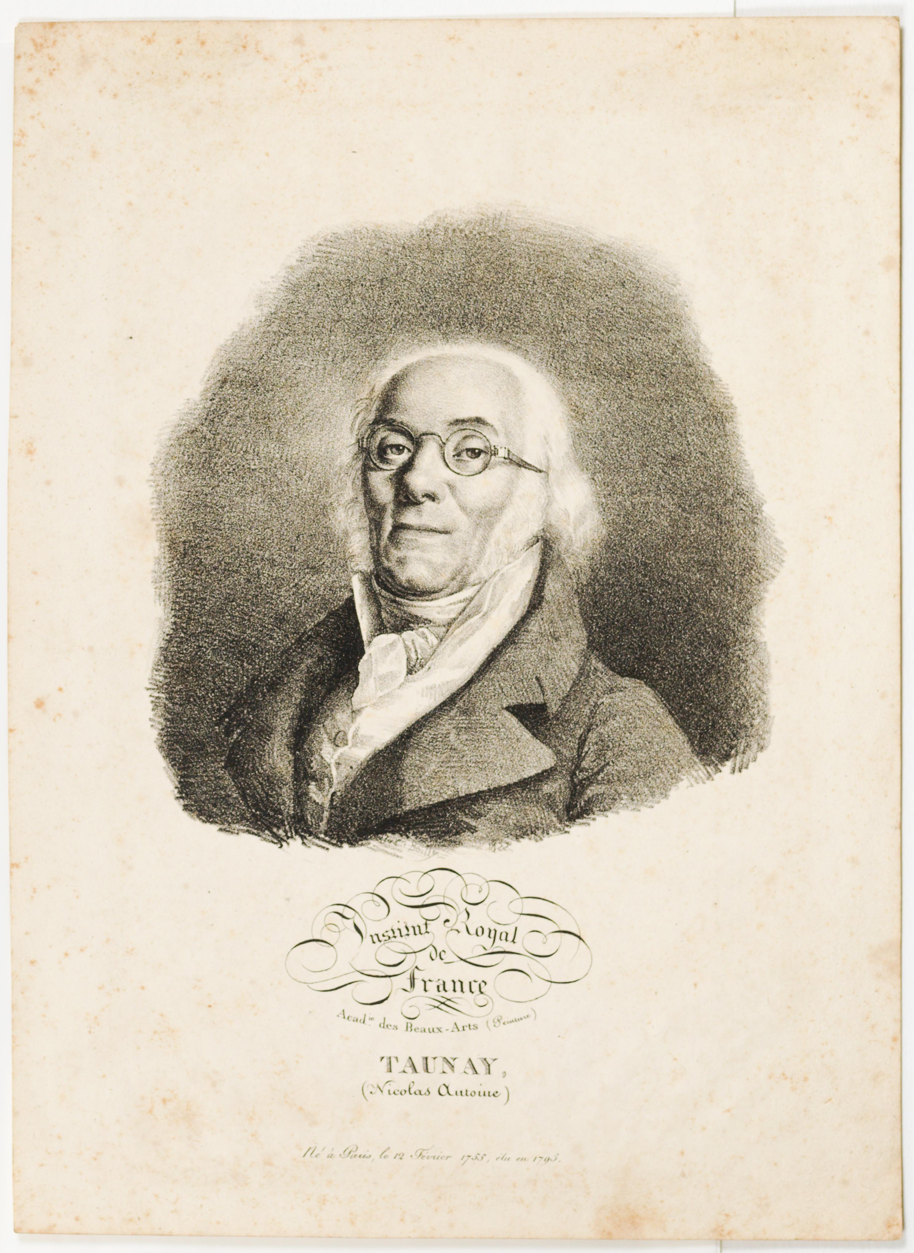 Taunay, (Nicolas Antoine) Né à Paris, le 12 Février 1755, élu en 1795