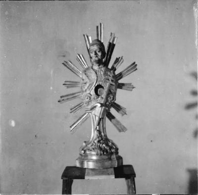 Basílica do Santuário Diocesano do Bom Jesus de Matosinhos, busto relicário de São Gregório Magno