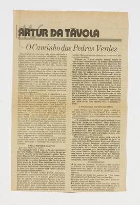 O caminho das pedras verdes