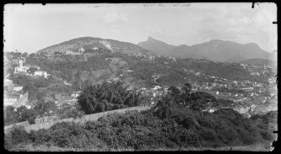 Vista do Corcovado, Arcos da Lapa e Santa Teresa