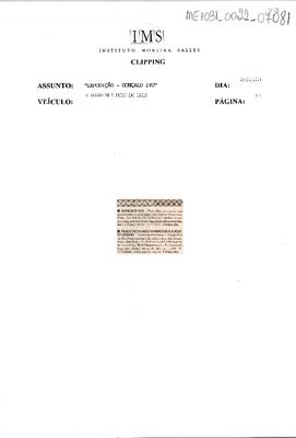 Última semana: Gonçalo Ivo