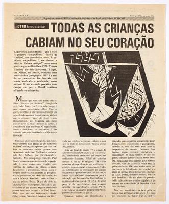 Todas as crianças cabiam no seu coração