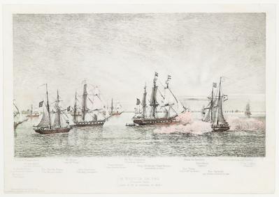 A Noticia da Paz Primeira Salva (tarde de 26 de Setembro de 1828.)