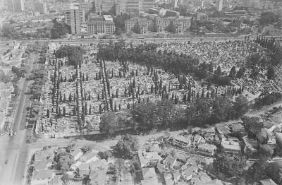 Cemitério da Consolação e Hospital das Clínicas FMUSP; Sobrevoo em São Paulo, com Lena Coelho dos Santos