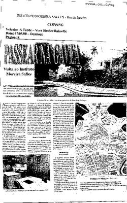 Passear na Gávea: Visita ao Instituto Moreira ;Salles