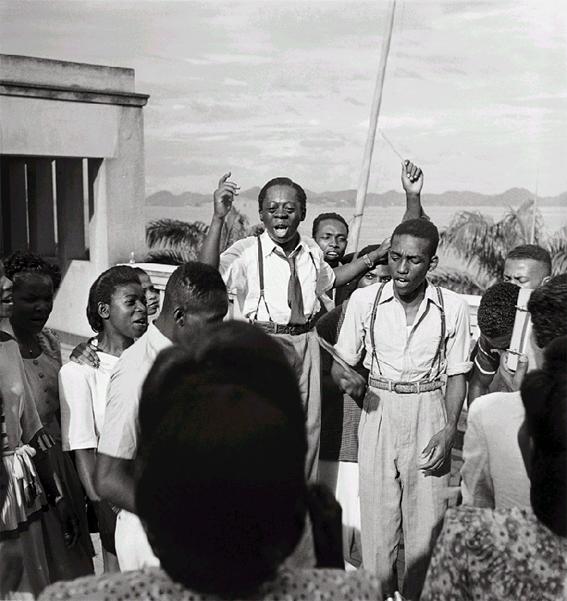 Grande Otelo em ensaio do Teatro Experimental do Negro