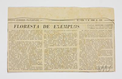 Floresta de exemplos