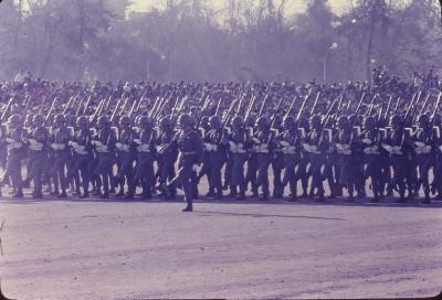 Desfile militar em comemoração à independência chilena