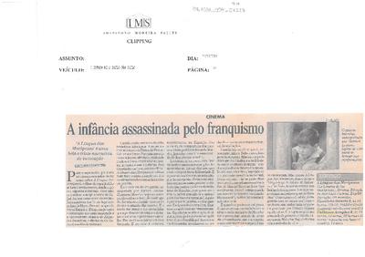 Cinema: A infância assassinada pelo franquismo