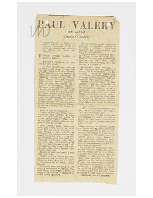 Paul Valéry: 1871-1945