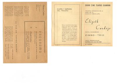 Triunfal Actuacion de la Dama de la Cancion Brasileña Elizeth Cardoso con el consagrado Zimbo-Trio