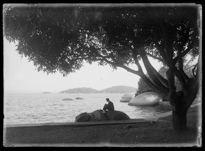 Vista tomada a partir do cais do Preventório Rainha Dona Amélia