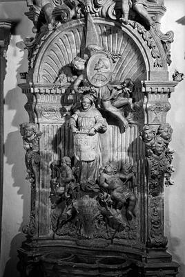 Alegoria franciscana, lavabo da sacristia