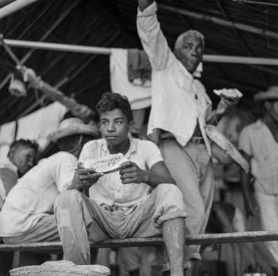 Rancho de trabalhadores - Ilha de Marajó