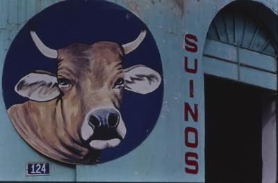 Flagrante de rua - placas, letreiros e cartazes