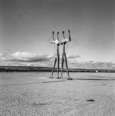 "Os Candangos" ou "Os Guerreiros", escultura de Bruno Giorgi