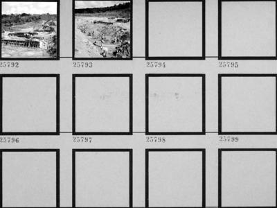 Cachoeira do Paredão, campo de obras da hidrelétrica Coaracy Nunes