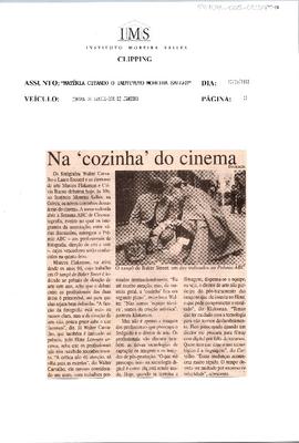 Na "cozinha" do cinema