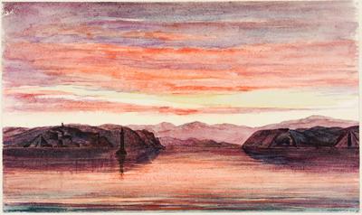 Eddoystone Light house. N. by E. 1/2 E. (Eddystone Lighthouse)