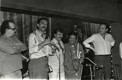 Elizeth com Luiz Chaves e Rubinho Barsotti