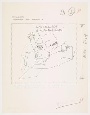 Paes de Andrade; taí um em quem a glória subiu rapidamente à cabeça. (pelo elevador de serviço)