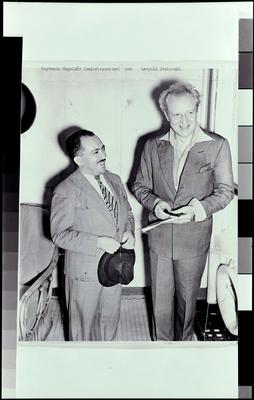 Raymundo Magalhães Júnior e Leopold Stokowski