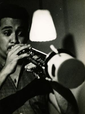 Papudinho com o trompete