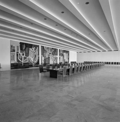 Tapeçaria de Burle Marx, na Sala Brasília - "Vegetação do Planalto Central"