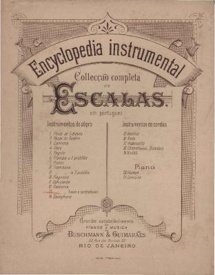 Enciclopédia instrumental - Coleção completa de escalas - Saxhorn baixo e contrabaixo