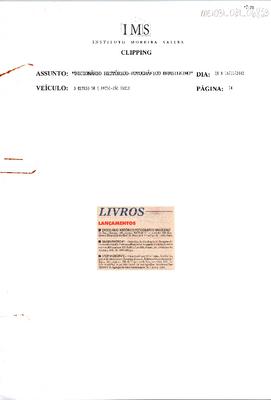 Livros: Lançamentos