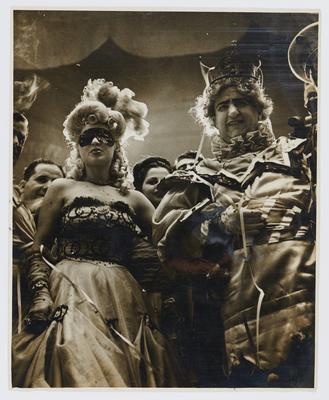 Carnaval antigo Rainha Moma - Rei Momo, Francisco de Moraes Cardoso (1893 - 1948) e Mara Rúbia (1918 - 1991)
