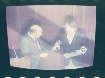 Premiação do filme "Iracema: uma transa amazônica" na TV alemã