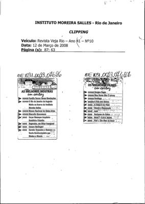 Os melhores filmes em cartaz.
O Rio de Janeiro de augusto Malta no Acervo do Instituto Moreira Salles.