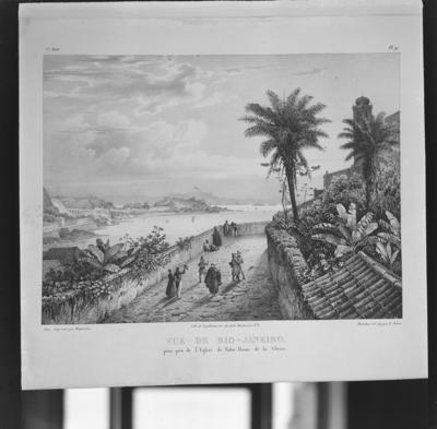 Vista do Rio de Janeiro, tomada nas proximidades da Igreja da Glória, obra de João Maurício Rugendas