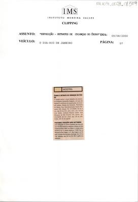  Retratos de crianças do Êxodo.