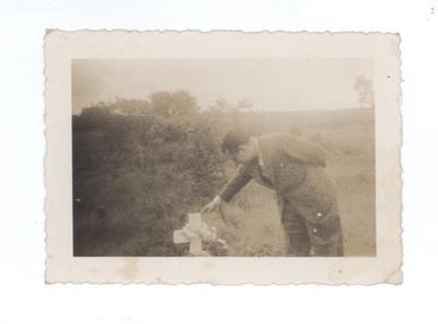 Cruz no local do acidente