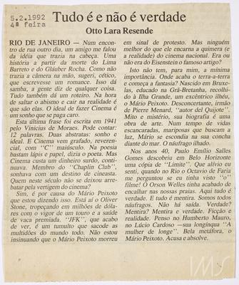 Tudo é e não é verdade