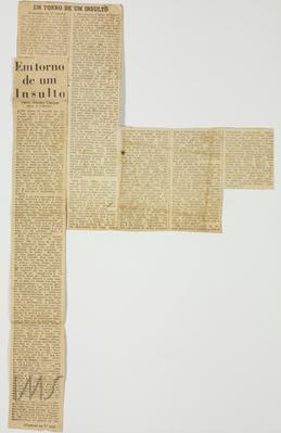 Em torno de um insulto