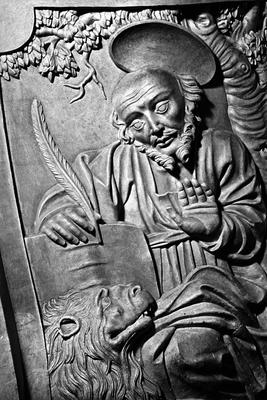 São Marcos, detalhe de púlpito