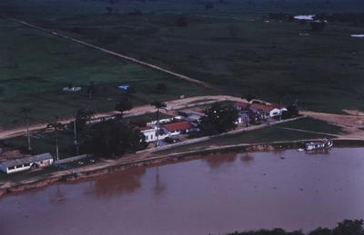 Vista aérea para cidade