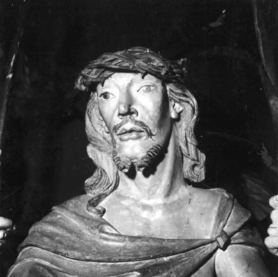 Via Crucis, Passos da Paixão, esculturas de Aleijadinho, Cristo no Passo da Coroação de Espinhos